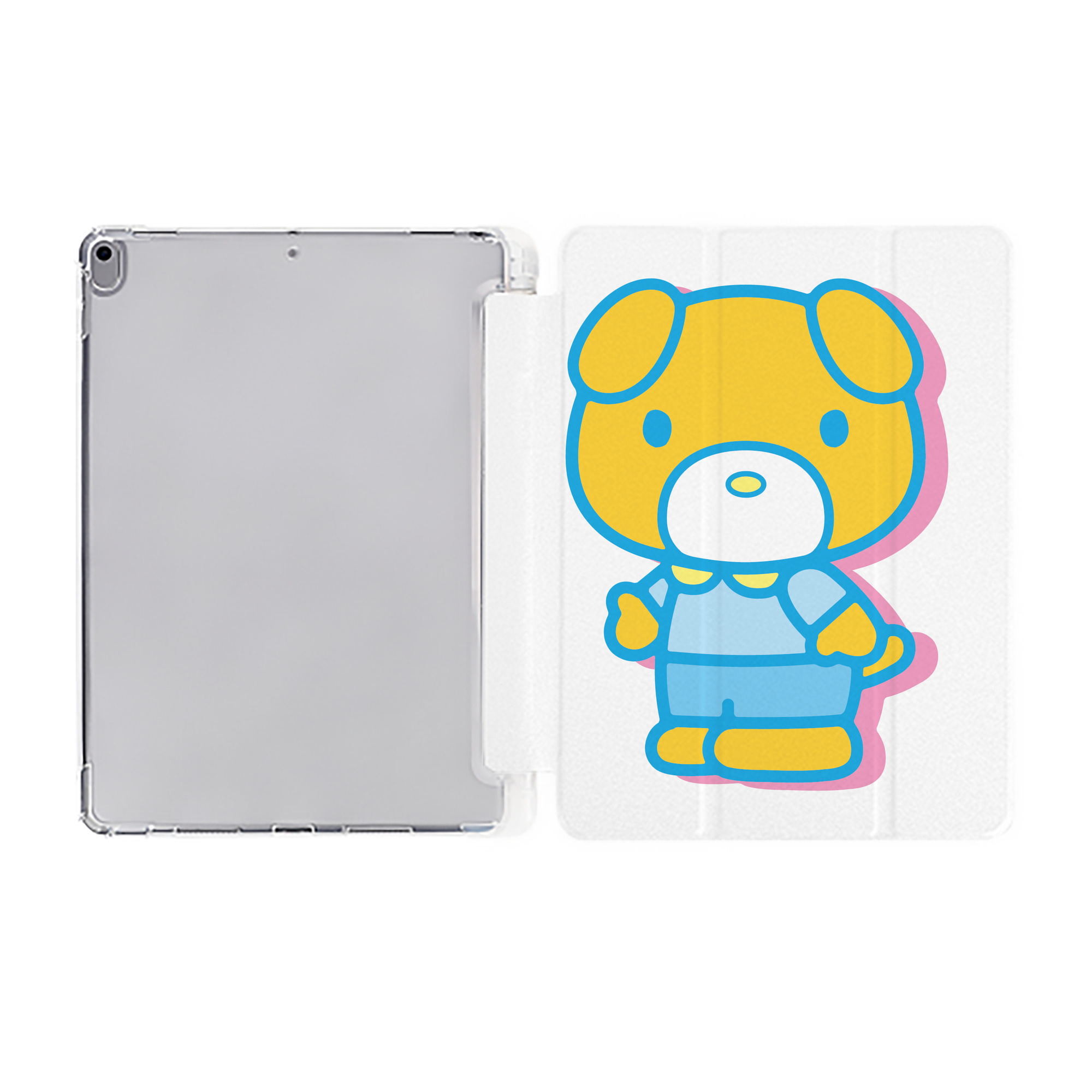 （画像用） Hello Kitty ハローキティ IPad ケース ペン収納付き 三つ折りスタンド PUレザー×シリコン 対応機種9.5/10.5/10.9インチ